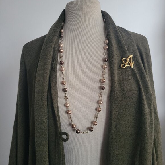 Dear Scarlett Green Knit Poncho Wrap Cape Cardigan (Size: One Size) - Picture 7 of 15